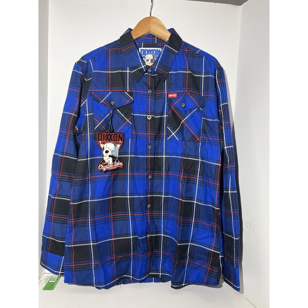 Dixxon Flannel Co Camp Crystal Lake Womens Size 2X Shirt Horror Friday 13th